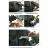 8Pcs For Nissan Sentra 2020-2022 Glossy Black Door Car Window Pillar Posts Trim Cover Decoration Auto Styling Exterior Kits