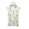 Botanical Floral Hooded Beach Towel Quick Dry Surf Poncho,Bath Towel,Sports Towels for Swimming, Beach, Surfing, Diving, Bathing