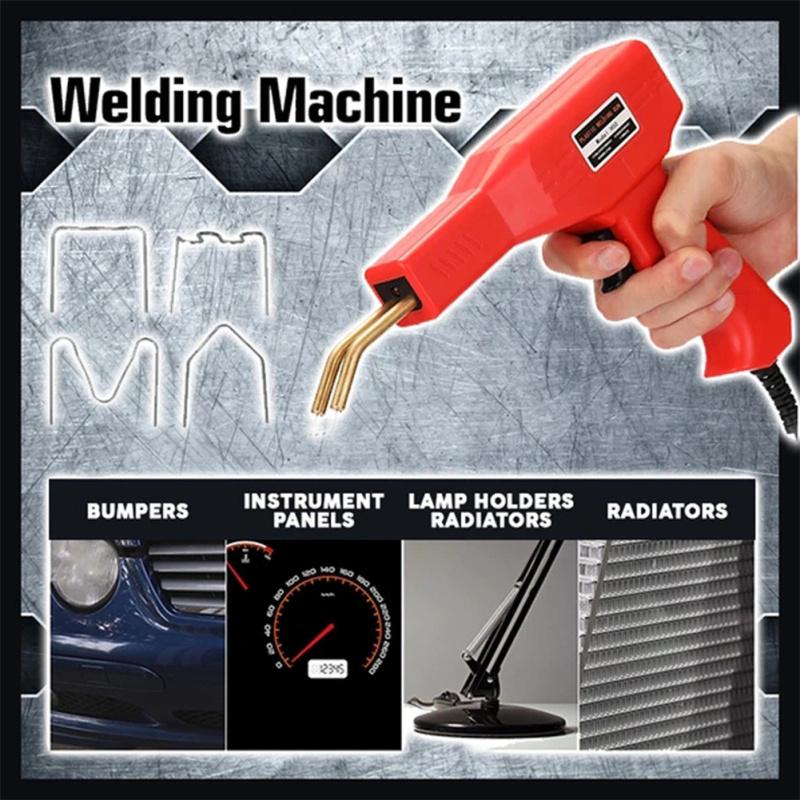 Mașină portabilă de sudură din plastic 50w Instrument de garaj Mașină de unghii fierbinte Capsator Pvc Mașină de reparare a mașinii