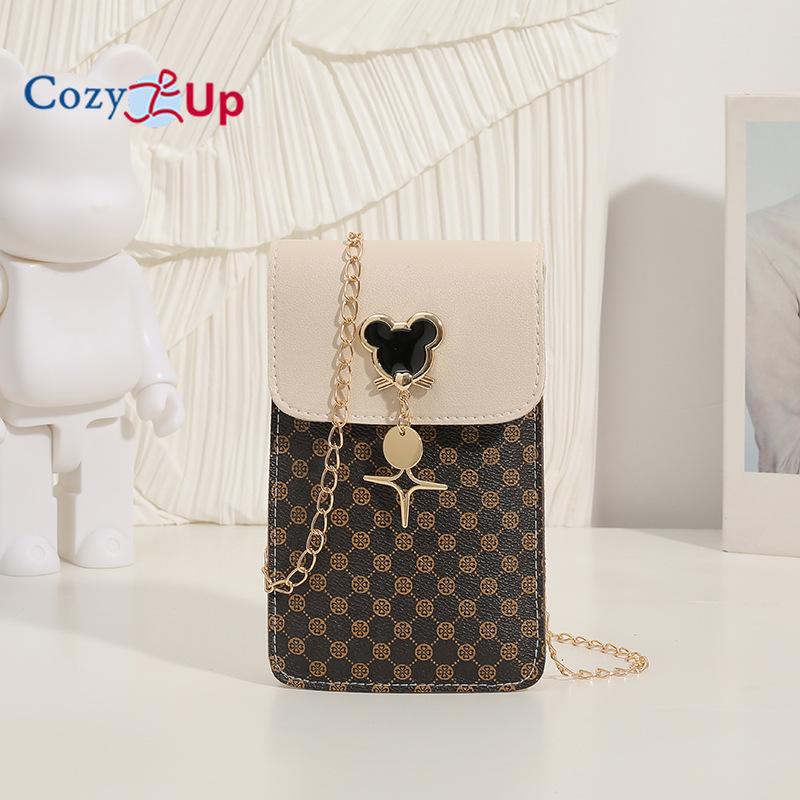 Útulná taška na telefon s přívěskem Up Star Minimalistická dámská taška na peněženku PU Zero