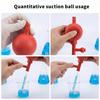 2Pcs Three Way Pipette Fillers 50ml Rubber Bulbs with Elastic Suction Liquid Handling Applications for Laboratory