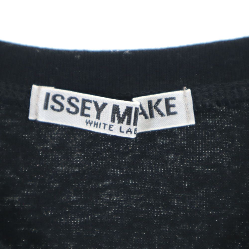 ISSEY MIYAKE WHITE LABEL made in Japan No sleeve Cut 3 black Women Used