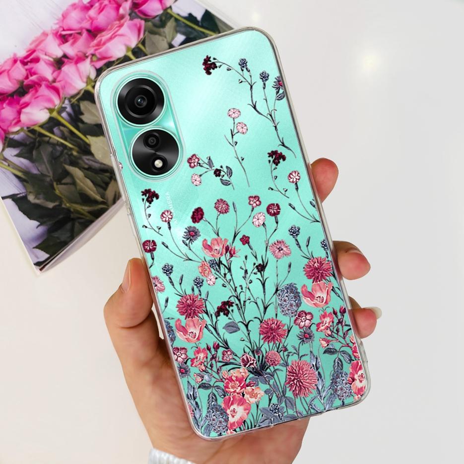 For Oppo A78 4G Case CPH2565 Stylish Painted Cover Soft Silicone Phone Case For Oppo A78 A 78 OppoA78 5G Back Cover Fundas Coque