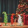 92MF 3 Pcs Christmas Tree Tabletop Green False Tree Ornaments Party Supplies For Home Office Holiday Decoration