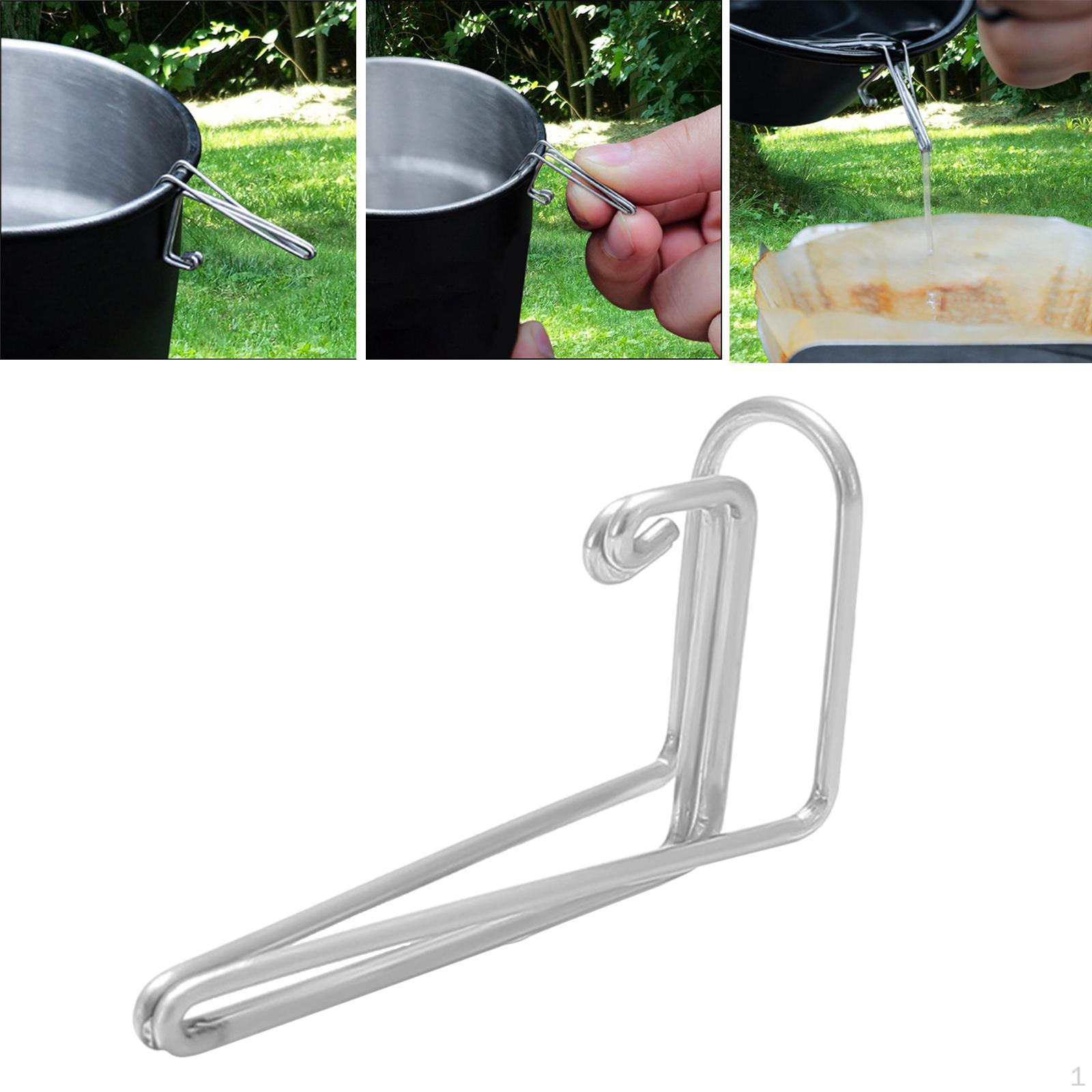 Pouring Spout for Camping Bowl, Bottle Pourer Dinnerware Stainless Steel Extension Pot Pan