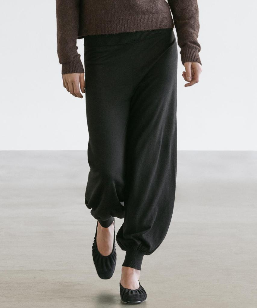 Masimodutti Wool Knit Sarouel Pants