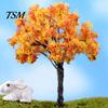 Ornament Plant Miniature Mini Different Shape Plastic Pots Fairy Metal Dollhouse Tree for Home Garden