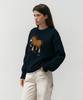 OSTKAKA Horse Jacquard Pullover Navy