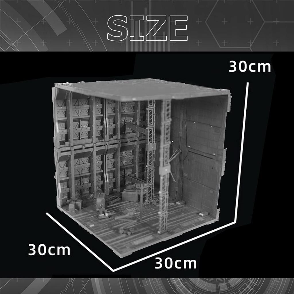 Sac Taske Plastic Model Diorama Base Hangar Action Base Builder's Parts Gunpla (Type 34)