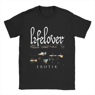 Lifelover Erotické Pánské Tričko 100% Bavlna Vintage Trička Kulatý Výstřih Trička Krátký Rukáv Oblečení 4XL 5XL#Barva