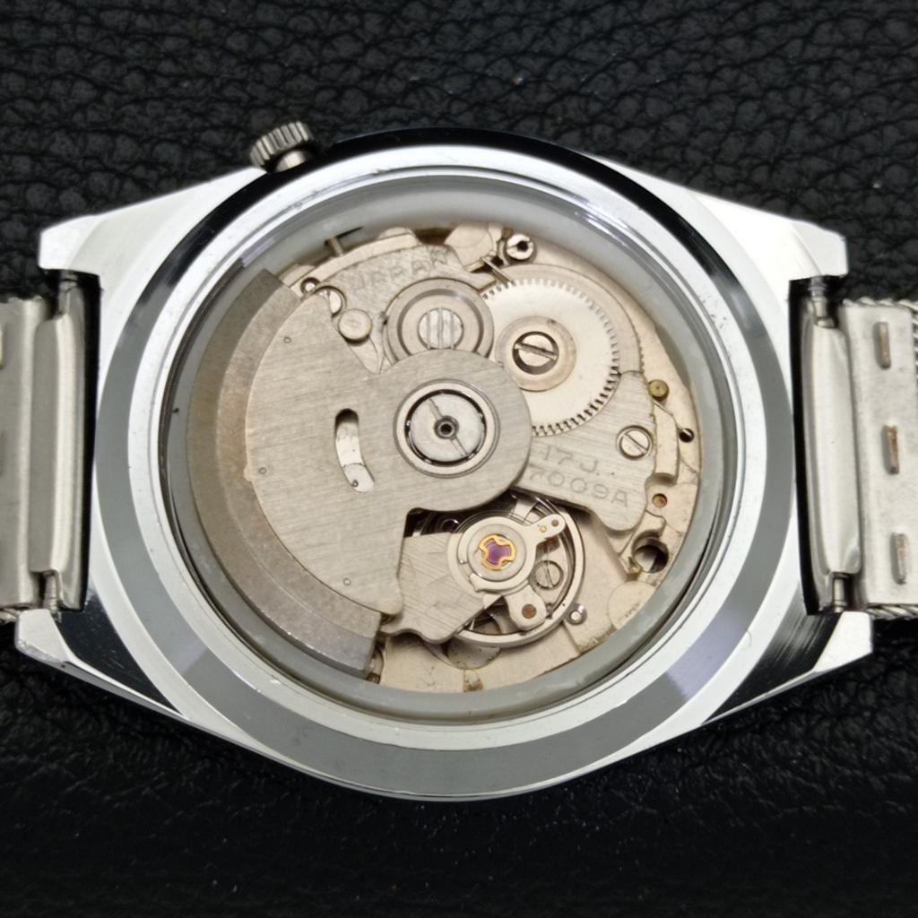 MONTRE HOMME VINTAGE REMISE À NEUF SEIKO 5 AUTOMATIQUE JAPON CADRAN COULEUR BLEU a500165-2 R151a-a500165