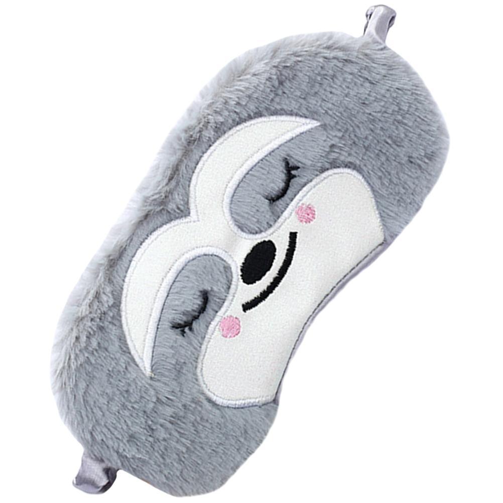 Grey Monkey Sleep Mask Plush Eye Patch Soft Blindfold Kids Girls Boys Eye Shade Sleep Mask For Girls Sleep Mask Cute Kids Eye
