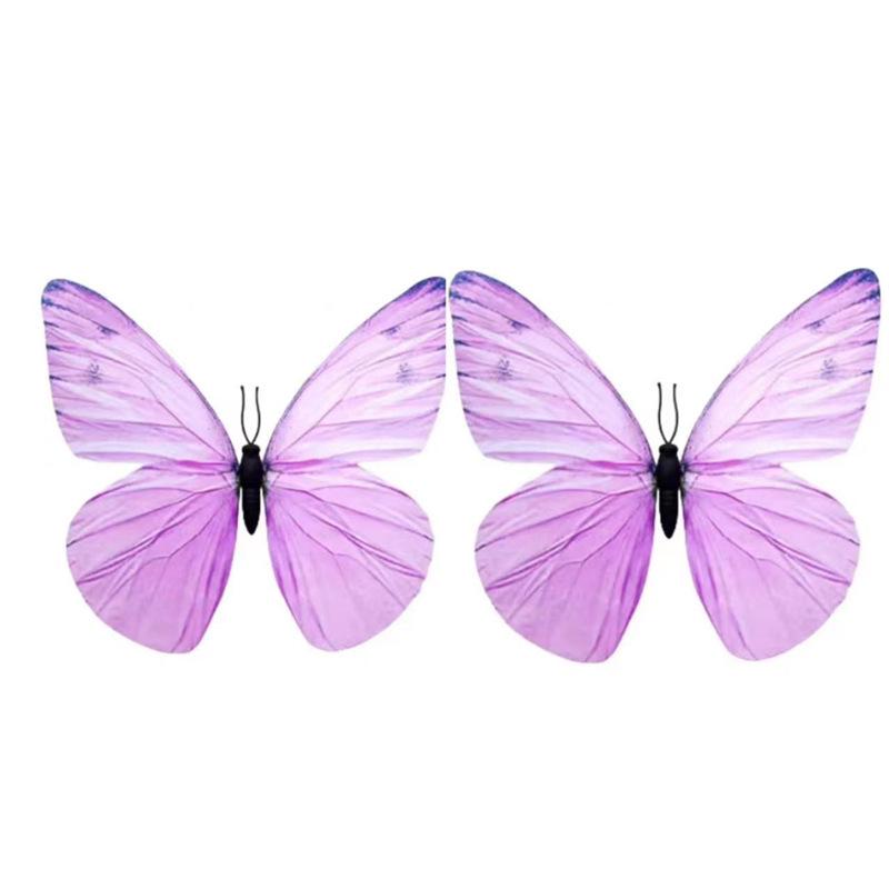 Children's Pink Butterfly Dance Ring Finger Prop with Headwear