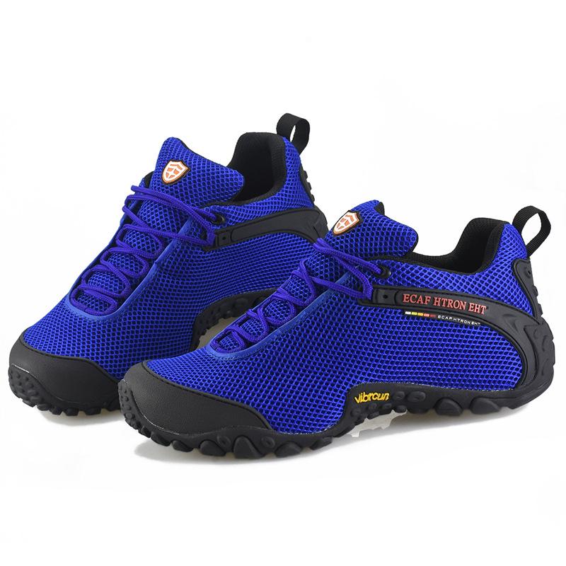Lesifeisi Unisex Breathable Mesh Hiking Shoes - Anti-Slip, Wear-Resistant for Spring, Summer, and Autumn