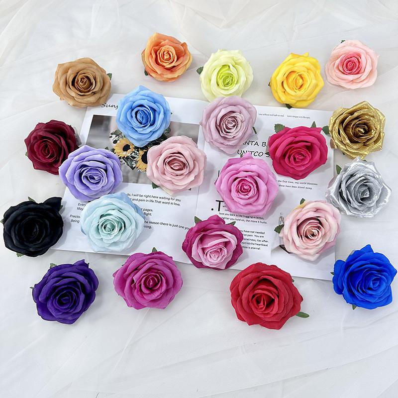 Rose Flower Artificial Wedding Hotel Restaurant Decoration Desktop Ornament
