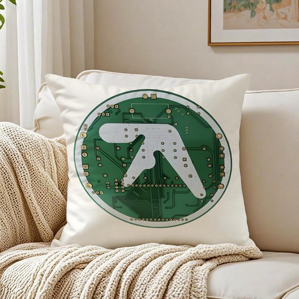 musician experimental AAphex TTwin Cushion Cover Pillowcase Antidustmite living Room Sofa Decor Cushion Room