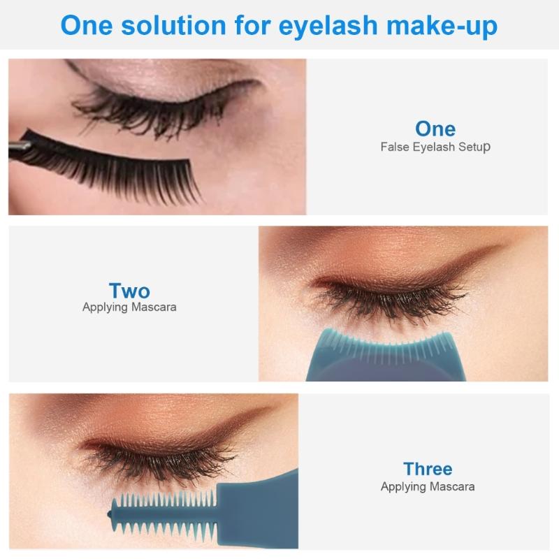 Mascara Shield Guard,Lash Guards Eyelashes Applicator Mascara Guard 3in 1 Upper Lower Mascara Applicator Tool Lash Buddy