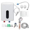 5500W Tankless Instant Electric Hot Water Heater Bathroom Shower System Set With Automatic Protection Insulation 220V