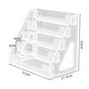 Card and Greeting Card Jewelry Transparent Desktop Storage Rack Assembly, Star Card Flower Shop Gift Shop Storage Display Rack
