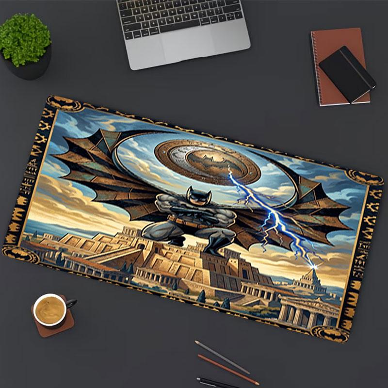 Batman Print Mouse Pad, for Keyboard Pad Laptop PC Mat for Office Home Use, Desk Decor, Perfect Birthday Gift for Gamers