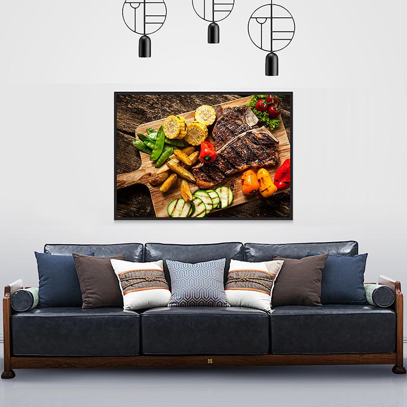 Western Restaurant Theme Decorative Painting Steak Canvas Posters Wall Art Pictures Home Decor Hotel Decoration Gift