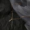 Chic Charm Geometry Long Strip Clavicle Chain Fashion Accessories Necklaces Pendants Jewelry