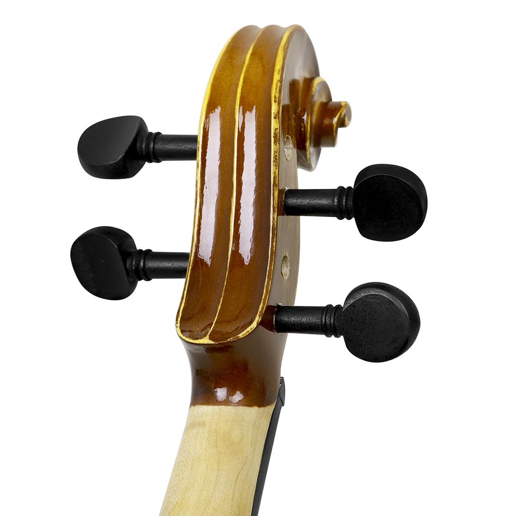 IRIN 4/4 Violin Solid Wood Acoustic Violin Vintage Glossy Violin Hand Polished Textured and Moist Strings Instrument with Case