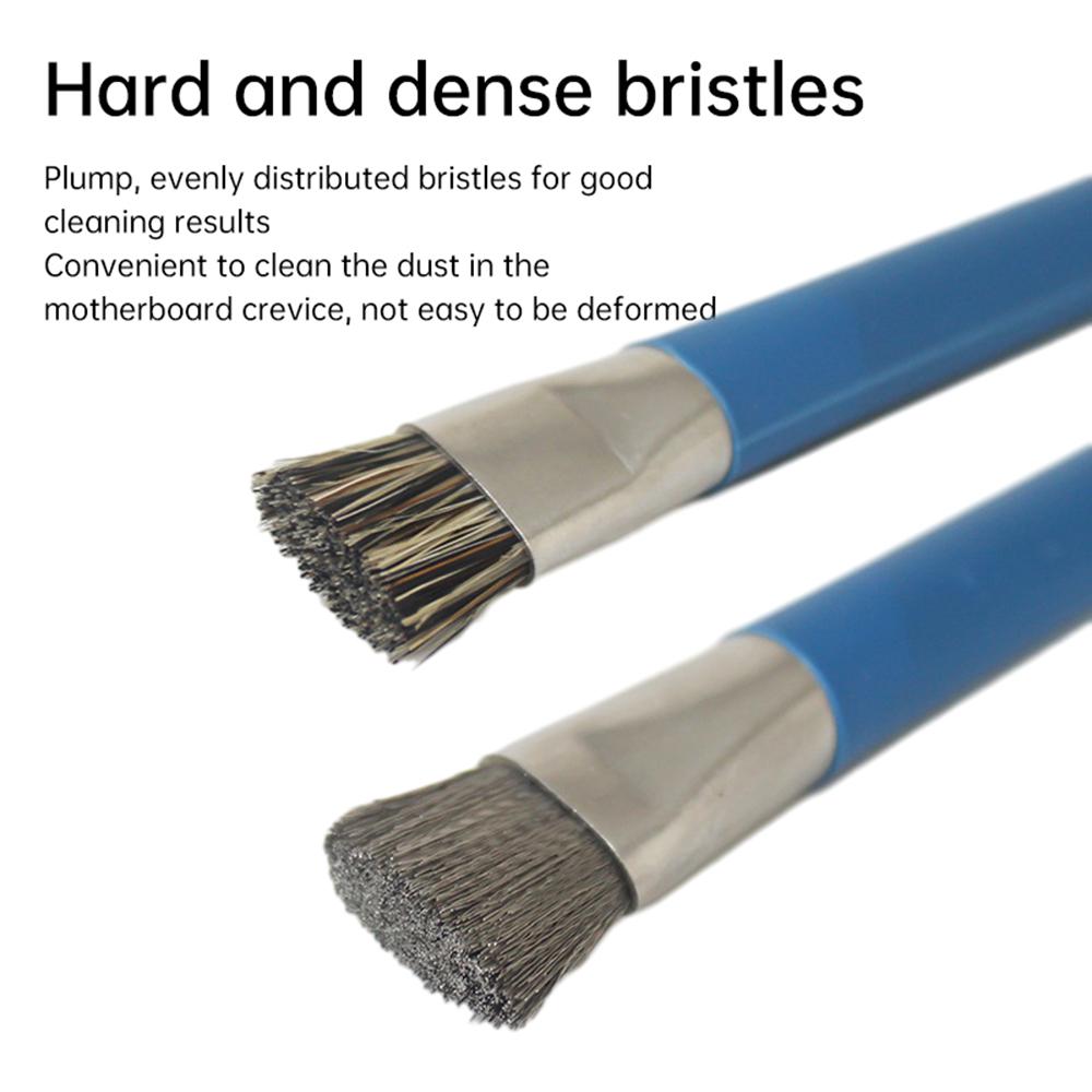 Safe Brush Anti-Static Motherboard PCB Cleaning Brush for Mobile Phone Repair Tools Kit Double Head Convenience