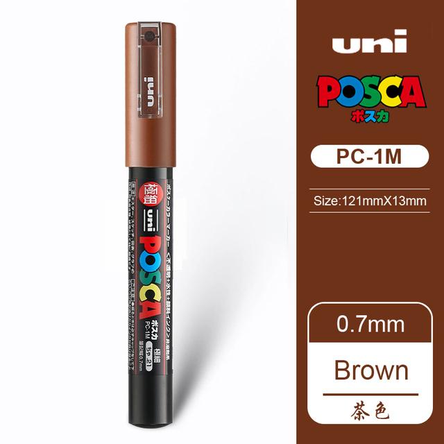 Uni POSCA Marker Farbstift, 39 Farben PC-5M/44 PC-3M/36 PC-1M, Acryl Steinmalerei Zeichnen Graffitti Marker Kunstbedarf