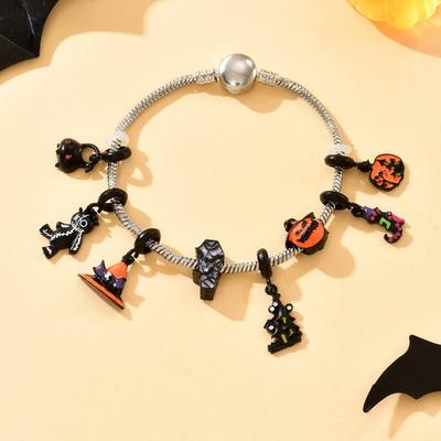 Nischen-Halloween-Armband kalter Wind Hip-Hop Totenkopf Katze Metall Tropfhand-Schmuck