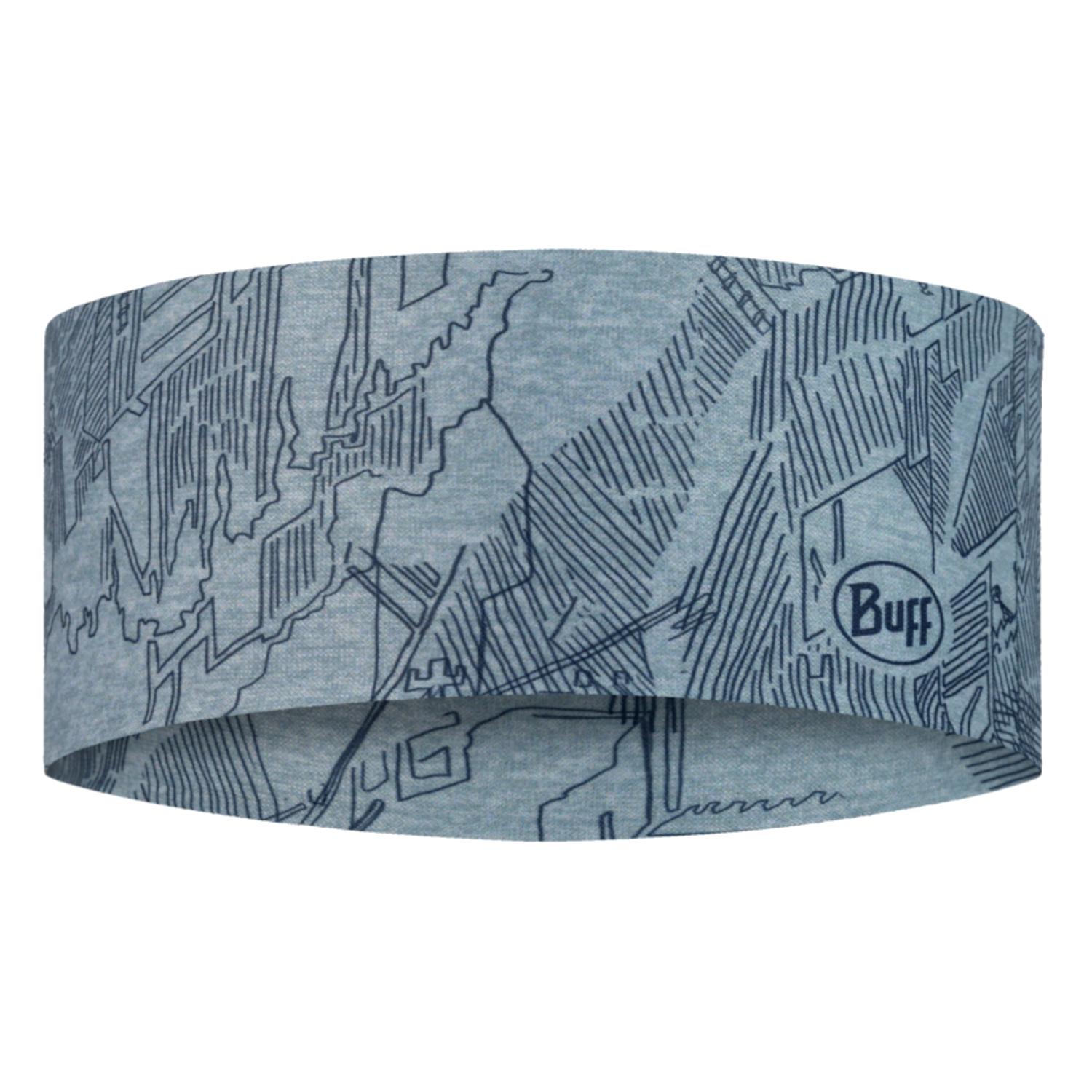 Buff CoolNet UV Wide Stirnband, Damen blaues Stirnband One size