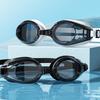 Beschlagfreie UV-Schutz-Schwimmbrille mit Silikon-Badekappe Set für Erwachsene Wassersport