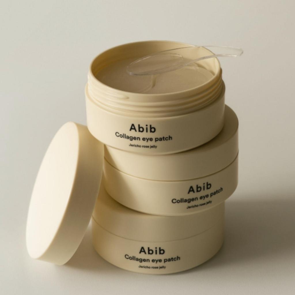 Abib Collagen Eye Patch Jericho Rose Jelly Firming Hydrogel Eye Patches 60pcs 90g
