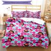 3pcs D-Doras The Explorer2 Pattern Bedding Set Duvet Cover Set Includes Duvet Cover &pillowcases, Perfect All Season Bedroom Decoration & Gift