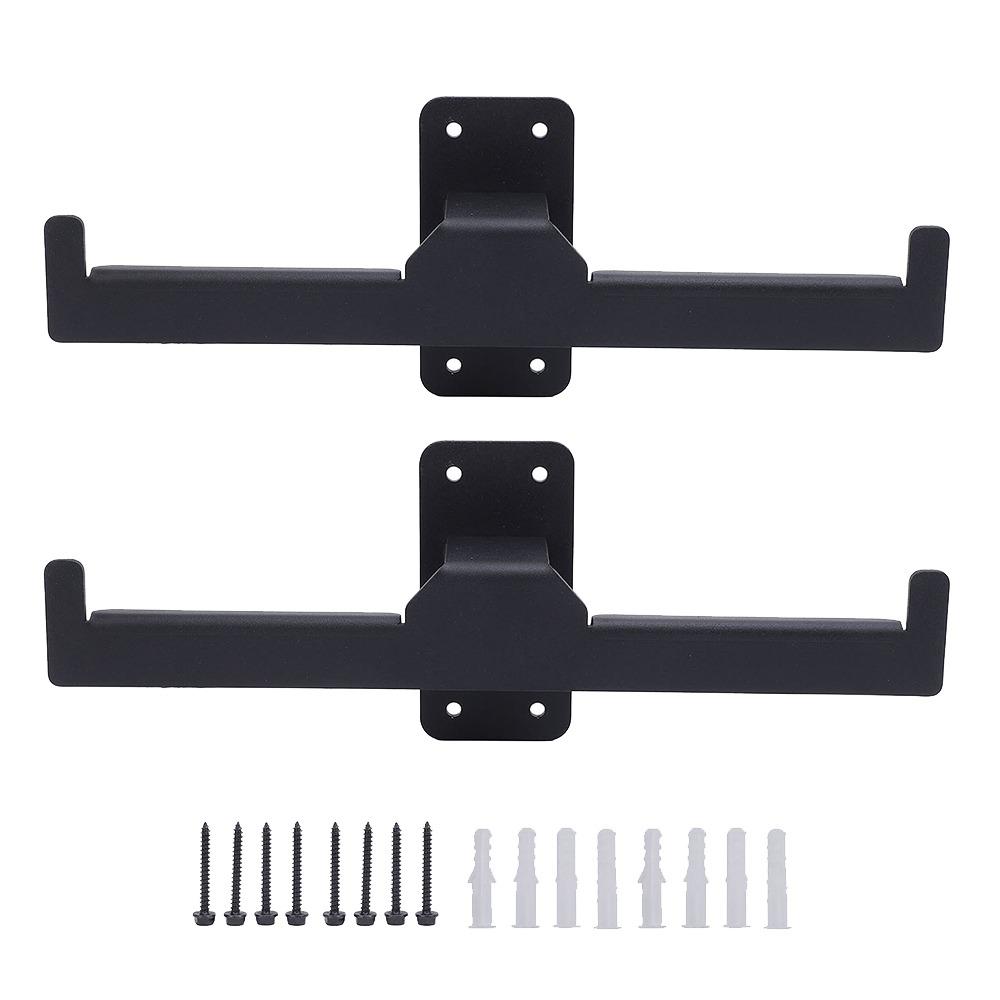 2pcs Sturdy Wall Mount Backpack Blower Rack Iron Storage Holder Sprayer Rack  Garage Organization