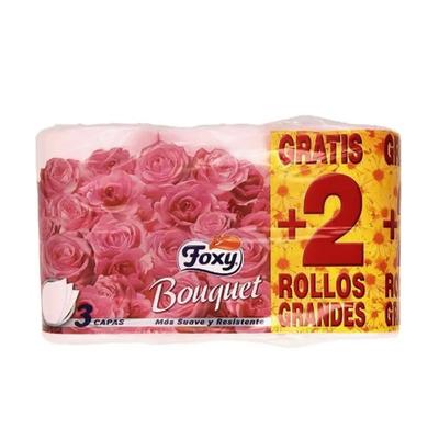 Foxy Bouquet Color Hârtie Igienica 3 Straturi 4 2 Role