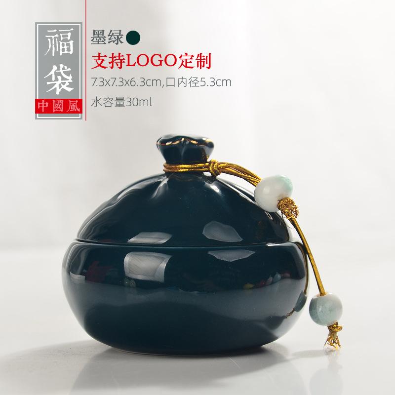 

Креативная мини-керамическая банка для хранения, портативная дорожная банка для чая, ремесла, бытовая банка для хранения продуктов, конфет, предметы домашнего декора, мебель