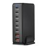 Multiports Charging Station with 286W Output, 6 USB C and 2 USB Slot Desktop Charging Holder Stand for Tablet Phones