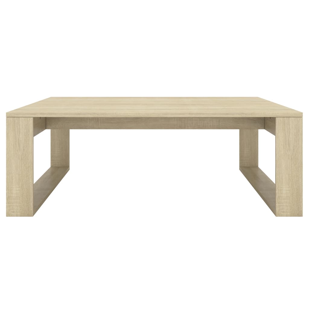  Coffee Table, Sonoma Oak, 100x100x35 Cm