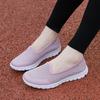 Mom shoes women's new soft-soled non-slip hollowed-out mesh shoes flying woven flat-soled walking and one pedal old Beijing cloth shoes