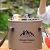Portable Outdoor Fishing Bucket Foldable Foot Bath Bucket Gifts Water Buckets
