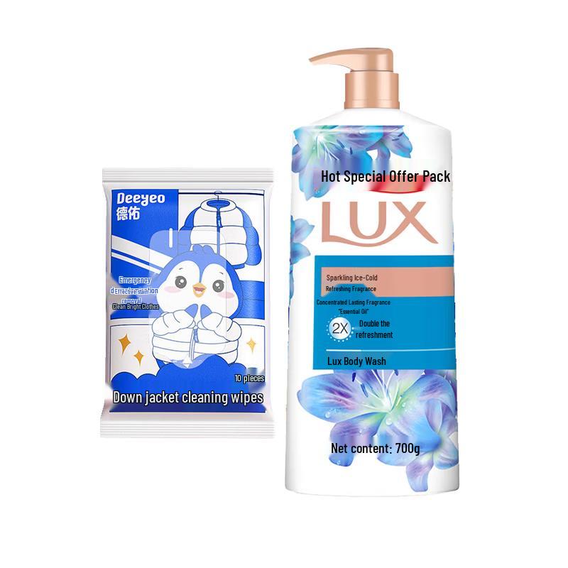 DeYou Down Jacket Wipes & Shower Gel Set