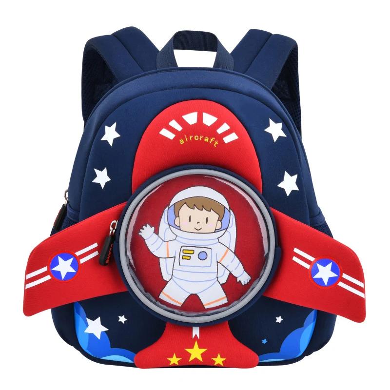 Sac à dos scolaire dessin animé avion 3D pour enfants Garçons Tout-petits Enfants Sacs d'école Filles Maternelle Sac Avion Mochila Infantil