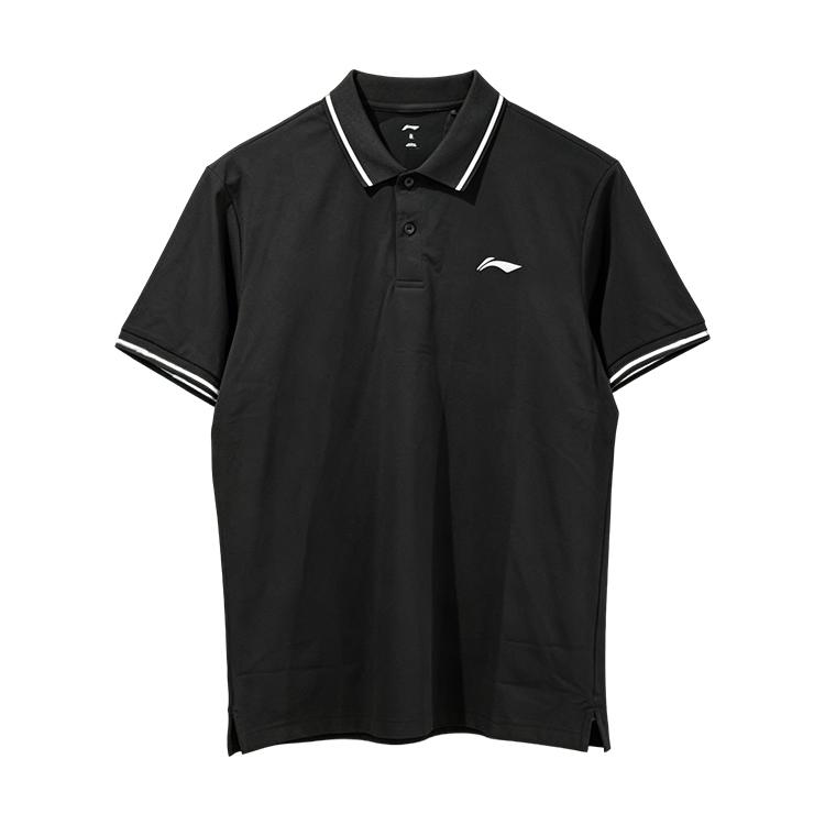 Men's Li-Ning Polo Shirts Unisex Polo Collar Moderate Straight Fit