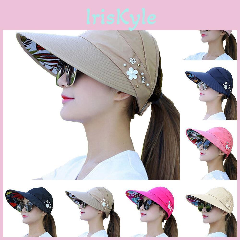 Brim Sun Hat Women Wide Uv Protection Caps Floppy Beach Packable Visor Sun Hats