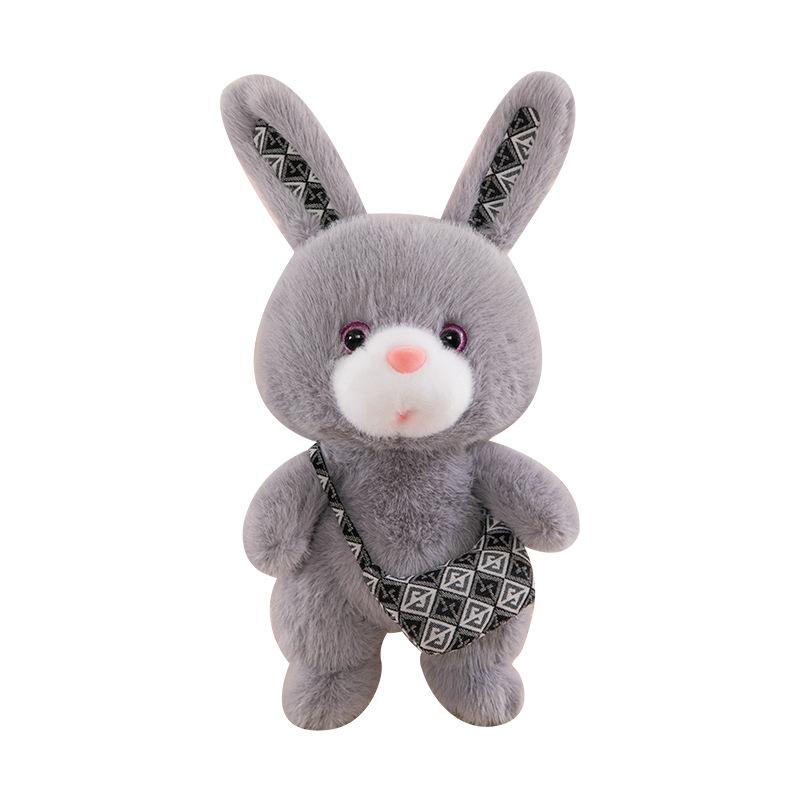 Cute Couple Rabbit Doll Backpack Rabbit Plush Toy Valentine's Day Gift Wedding Decoration Doll