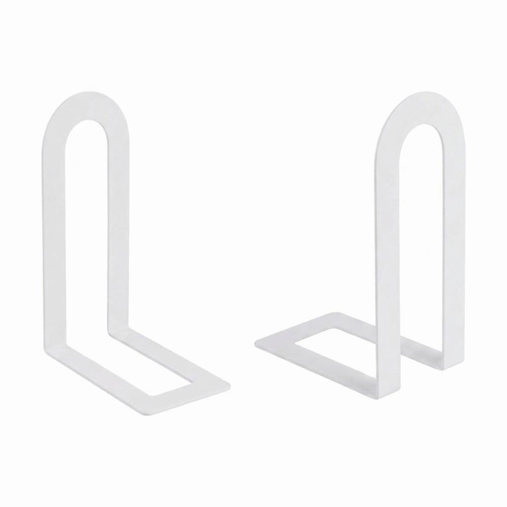 2PCS L-Shaped Desk Bookends Thickened Book Stand INS Book Shelf  Book