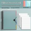 Comfort Grip Thick Ring Binder Notebook, B5/A4 Loose-Leaf Refill, Ideal for Junior High Students