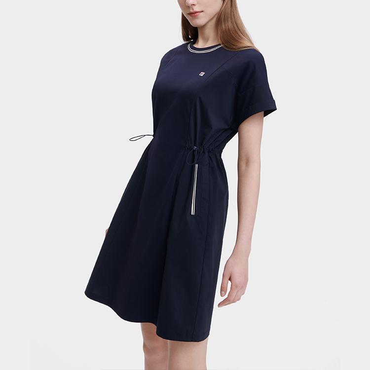 New FILA Short Sleeved Dress Women's Legend Blue F11W328310FNV