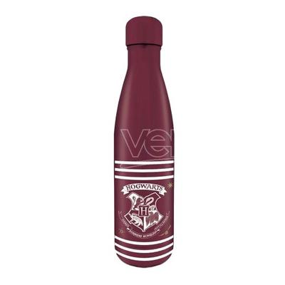 HARRY POTTER Stripe Crest Metal 550ml Water Bottle
